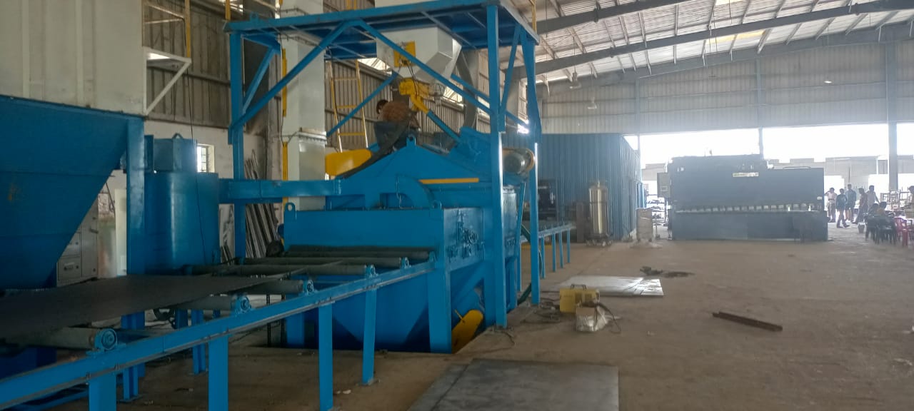 Plate Cleaning Shot Blasting Machine